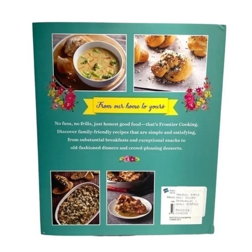 Frontier Cooking Cookbook Hearty Homestyle Recipes Hardcover